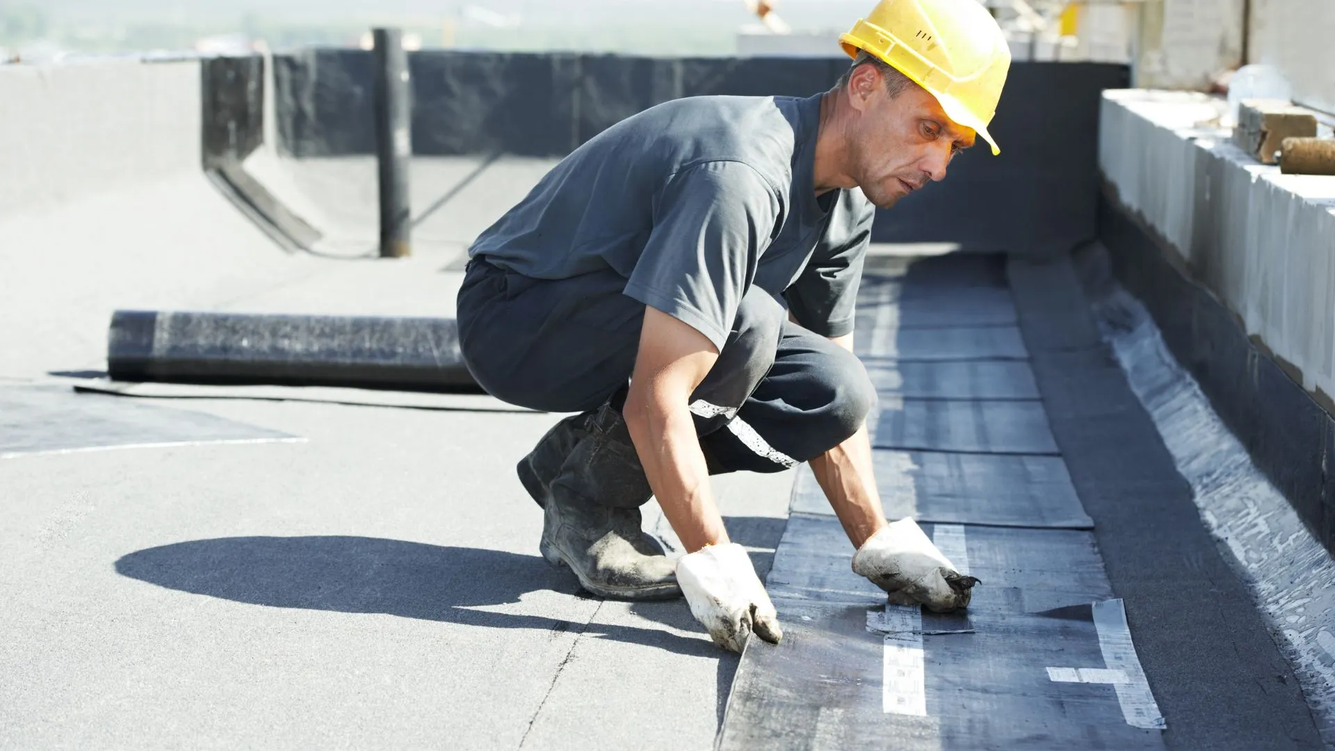 Flat roofing